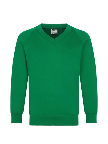 Dětska mikina Zeco Schoolwear zelená
