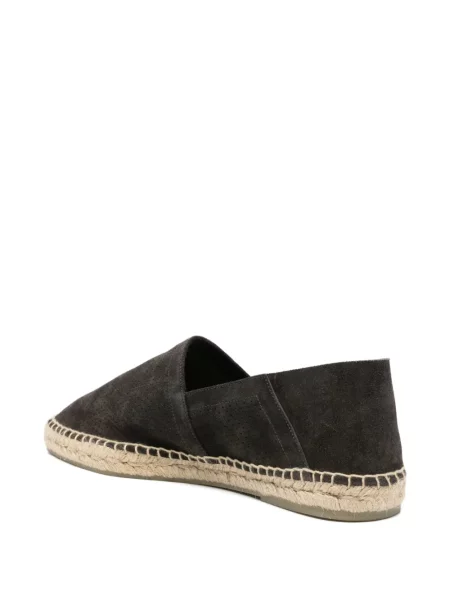 Espadrile Tom Ford din piele de căprioară gri