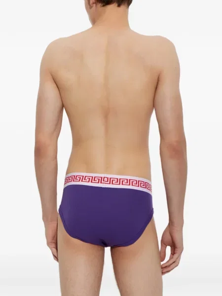 Chiloți Versace din jerseu violet