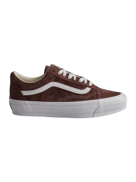 Sneakersy Vans skórzane klasyczne brązowe