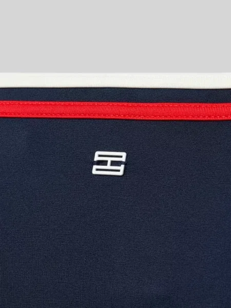 Figi kąpielowe z taśmami do wiązania Tommy Hilfiger granatowe