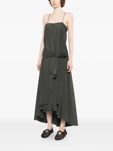 Rochie System asimetrică verde