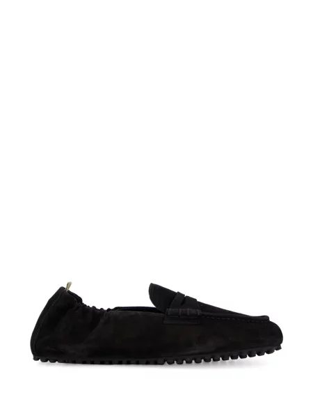 Pantofi loafer Officine Creative din piele de căprioară maro
