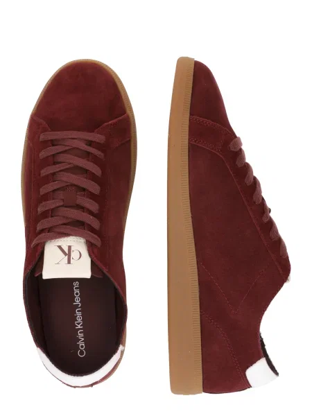 Calvin Klein Jeans Sneakers Low Profile Cupsole Su Vișiniu alb