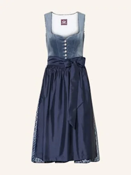 Spieth & Wensky Sukienka Bawarska Giulianna blau niebieska