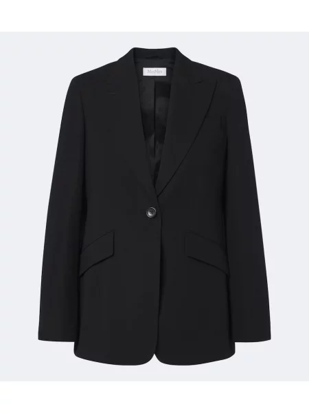 Sacou Max Mara de lână negru