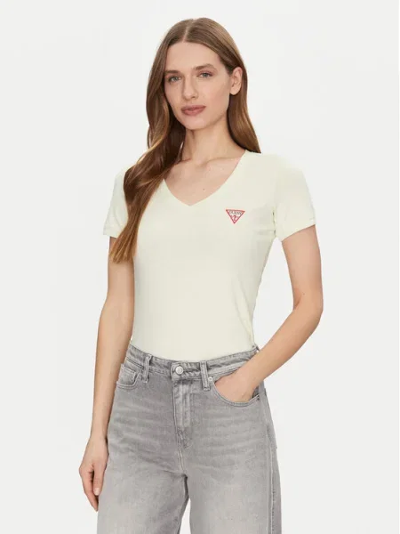 Тениска Guess жълто