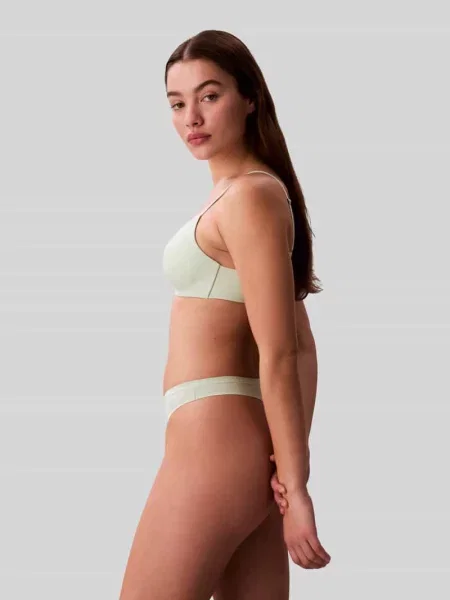 Stringi z elastycznym pasem z logo Calvin Klein Underwear miętowe