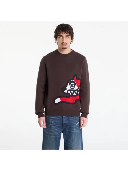 Pulóver Billionaire Boys Club Icecream Running Dog Knitted Crewneck Black XXL fekete