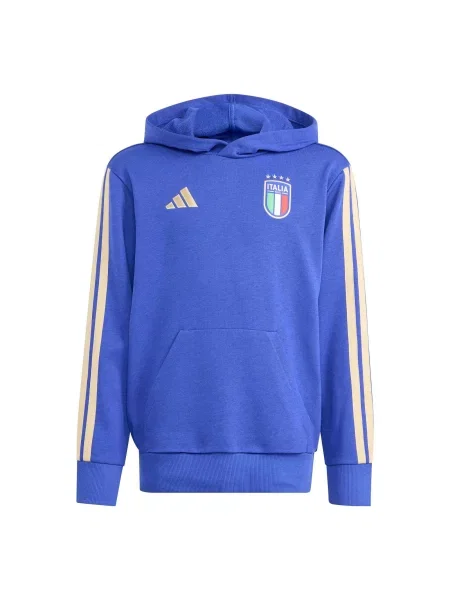 Bluza Adidas Sport Figc Kids Hd Dzieci niebieska