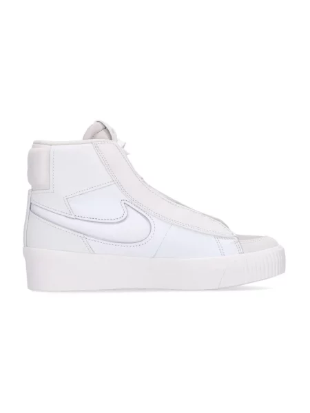 Top sportowy Nike skórzany biały