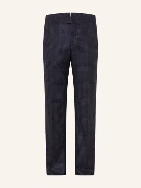 Tom Ford Oblekové Kalhoty Střih Regular Fit uuc navy multicolor námořnictvo