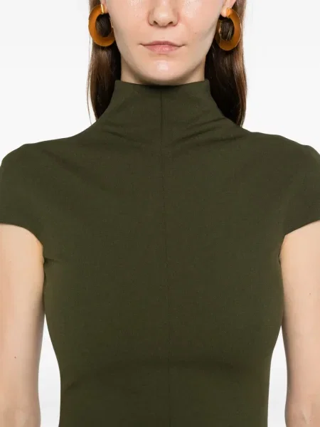 Rochie maxi Solace London de costum verde