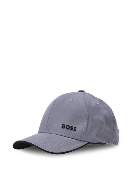Κασκέτο Boss με αυτόγραφο γκρι