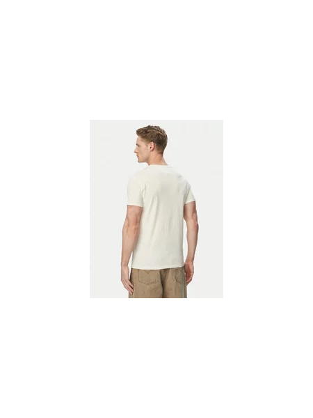 Tommy Jeans Marškinėliai Kreminė Slim Fit