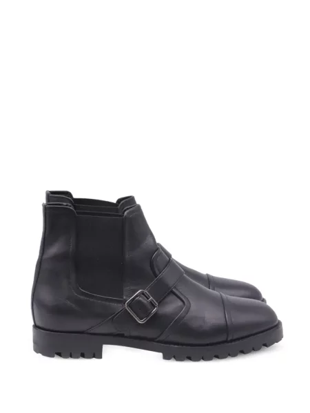 Členkové čižmy Manolo Blahnik čierna