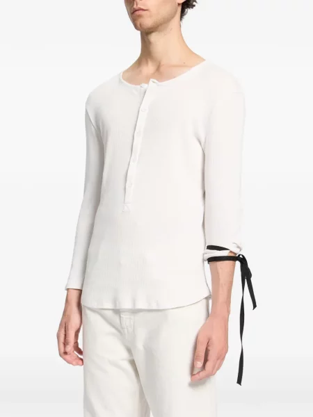 Tricou Ann Demeulemeester din jerseu