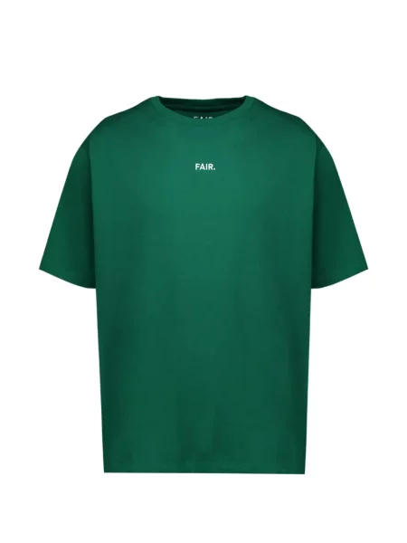 Tricou Fair cu broderie verde