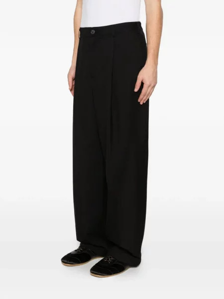 Pantaloni Marni plisate negru