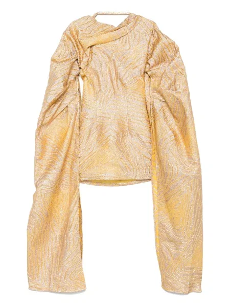 Rochie mini Cult Gaia de costum auriu