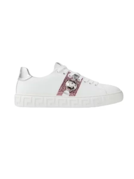 Sneakersy Versace skórzane białe
