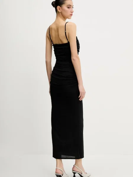 HUGO rochie maxi mulata negru