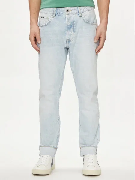 Pepe Jeans Blugi celest Tapered Fit albastru