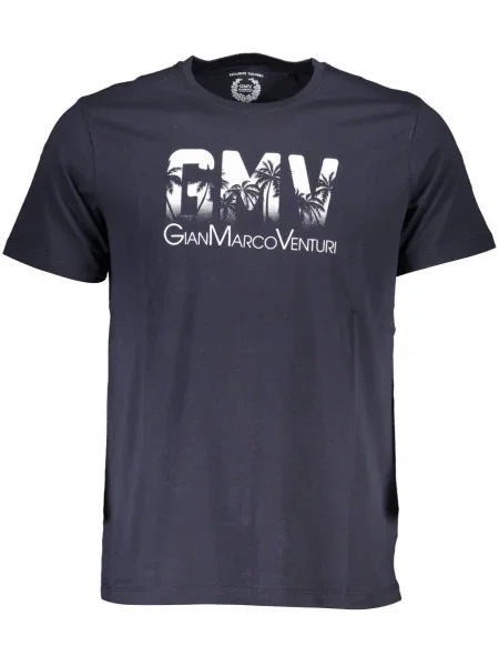 Tricou Gian Marco Venturi scurt albastru
