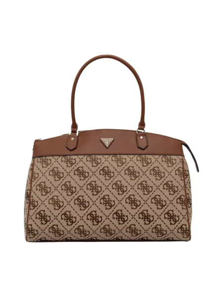 Guess torebka shopper AUDREY brązowa
