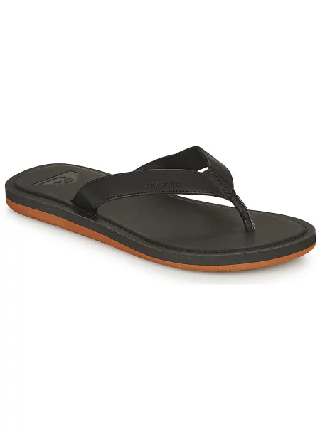 Natikače Quiksilver od nubuka crna