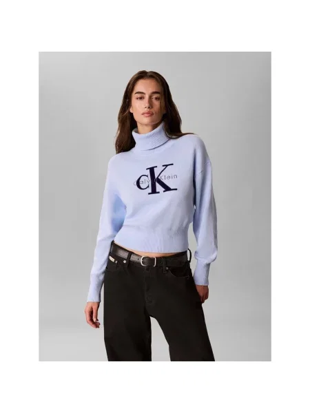 Calvin Klein Jeans Rolák Svetlo modrá