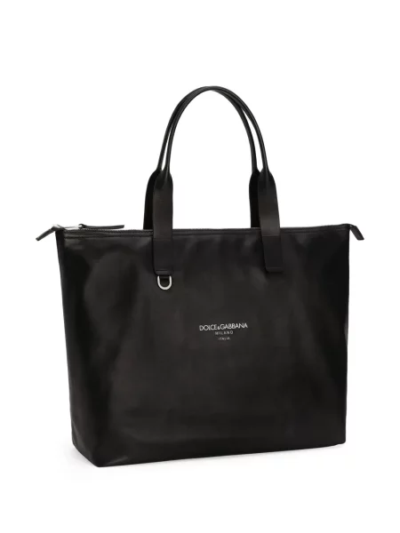 Torba Dolce And Gabbana z nadrukiem czarna