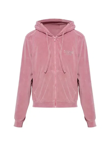 Majica s kapuljačom Moschino ružičasta