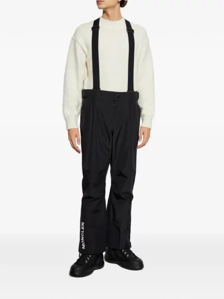 Pantaloni de schi Moncler Grenoble cu imagine negru