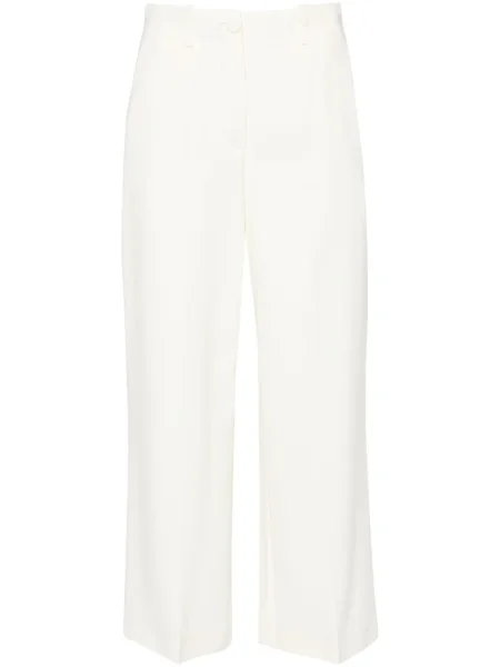 Cropp pantaloni Erika Cavallini alb
