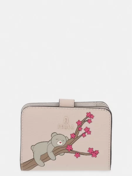 Furla portofel pentru femei din piele Camelia bej