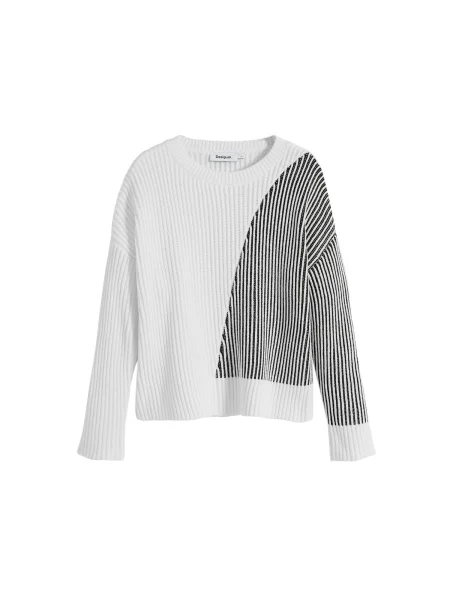 Sveter Desigual biela