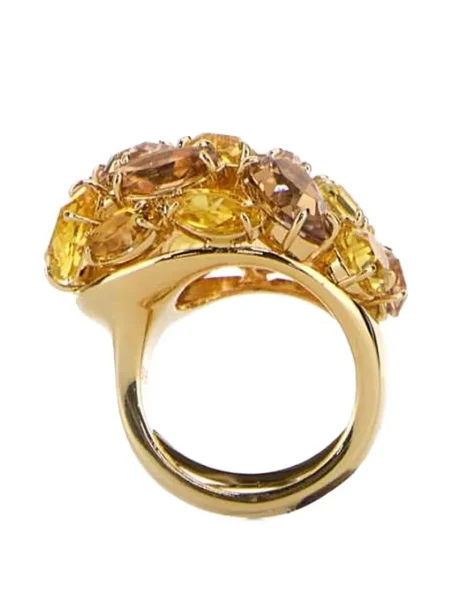 Пръстен Swarovski златисто