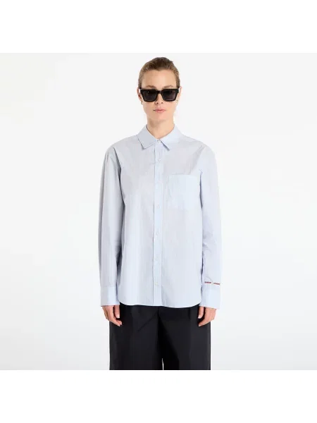 Koszula Samsøe Samsøe Salova Pocket Shirt Rugby Blue St. S biała
