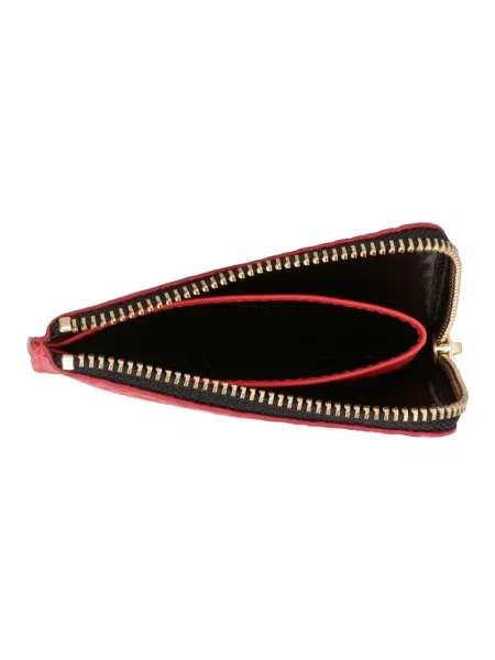 Portfel Comme Des Garcons Wallets skórzany czerwony