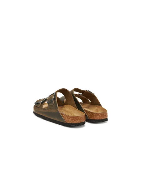 BIRKENSTOCK Arizona SFB LEOI Narrow fakó khaki flip-flopok Arizona SFB LEOI Narrow zöld