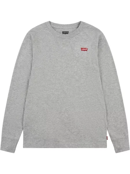 Levi's Kids Tricou gri amestecat / roșu alb