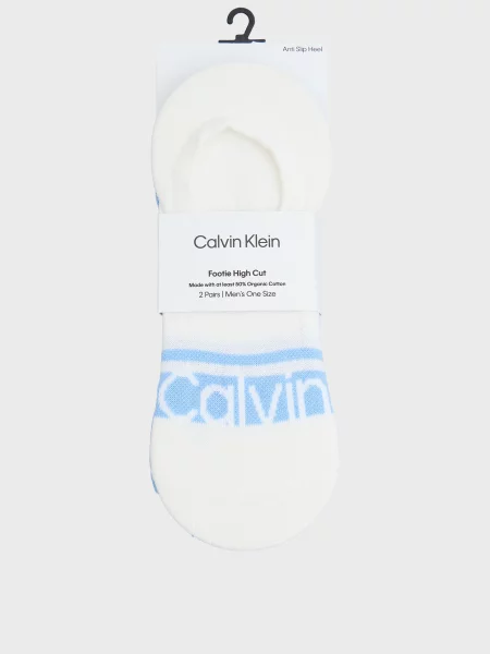 Носки Calvin Klein в полоску с автографом