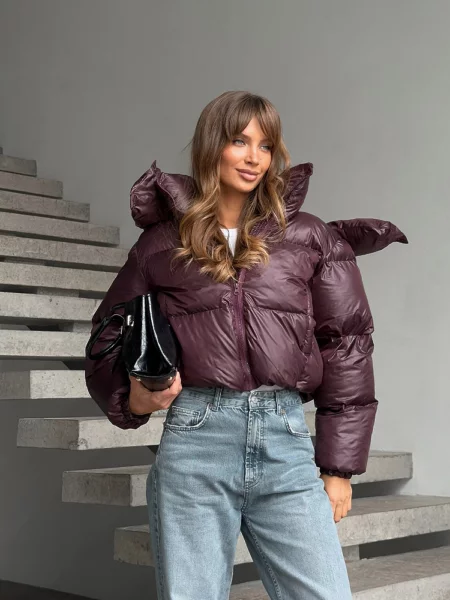 Зимова куртка Milirud бордовий