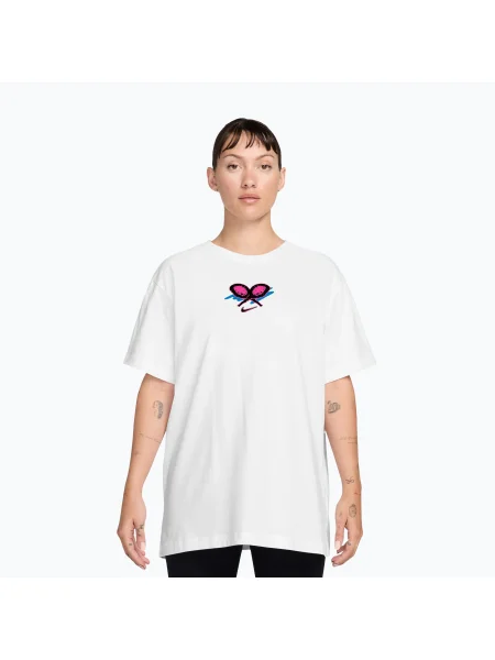 Tricou de tenis pentru femei Nike Slam Dri-Fit white alb