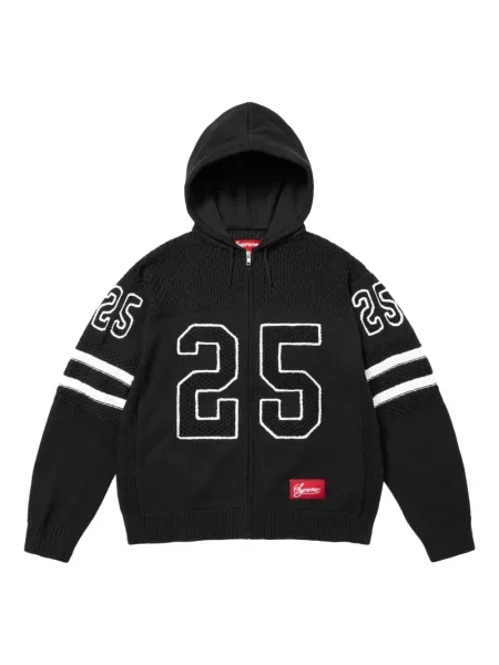 Hanorac cu glugă Supreme negru