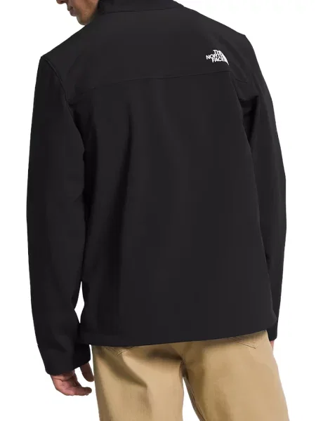 Geacă The North Face cu imagine negru