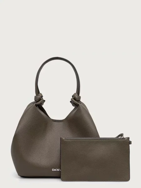 DKNY geantă shopper pentru femei cu imitație de piele PAULA verde