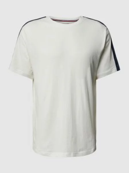 T-shirt z okrągłym dekoltem beżowa