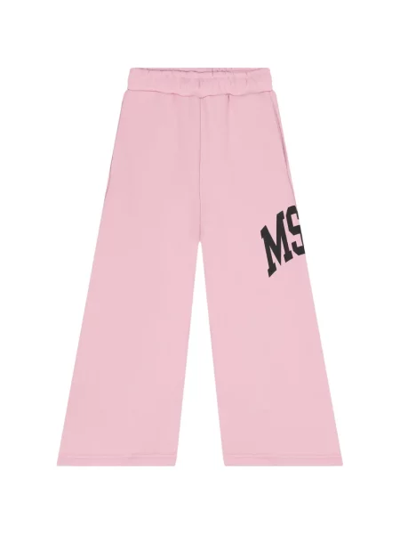 Dětské kalhoty Msgm růžové